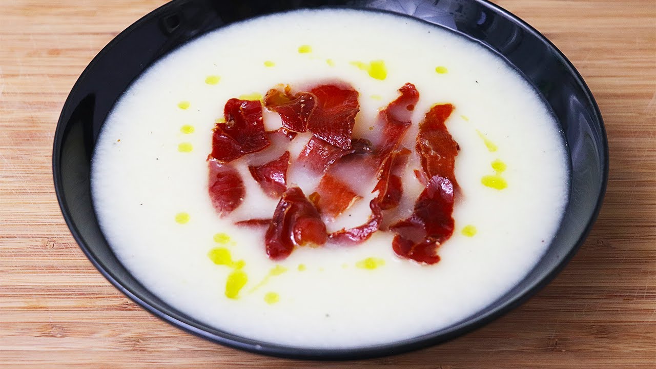 Crema fría de melón con jamón | Receta con MyCook Touch para el verano.