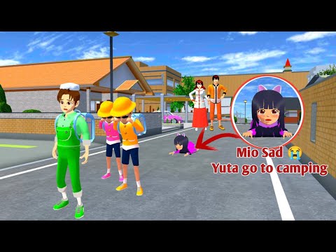 Baby Mio is Cries for YUTA Atan and Atin Go to Camping 🥹😭 || Sakura School Simulator