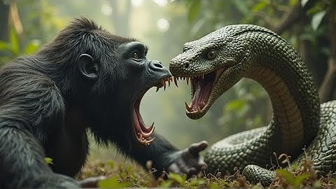 "Jungle Wrath: The Gorilla and the Serpent #youtubelong