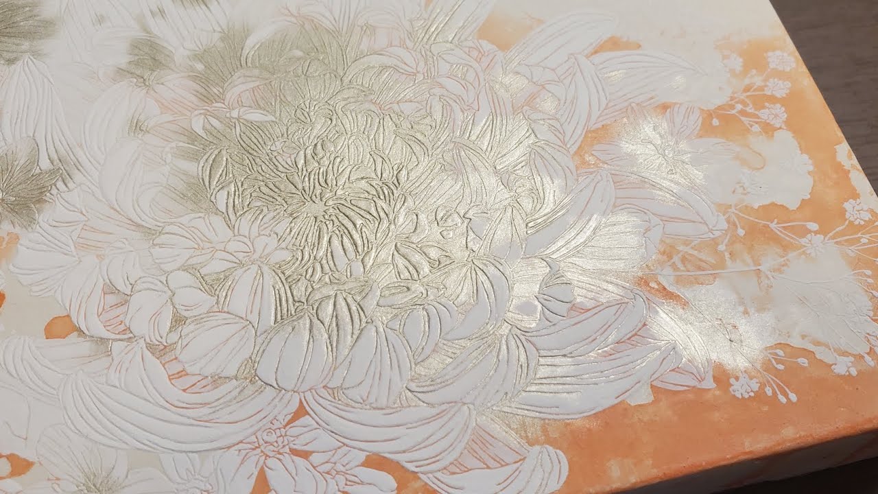 日本画作品「高潔」制作工程