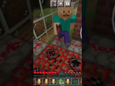 ржачно обхитрил папу в майнкрафте #minecraft #compot #прожать