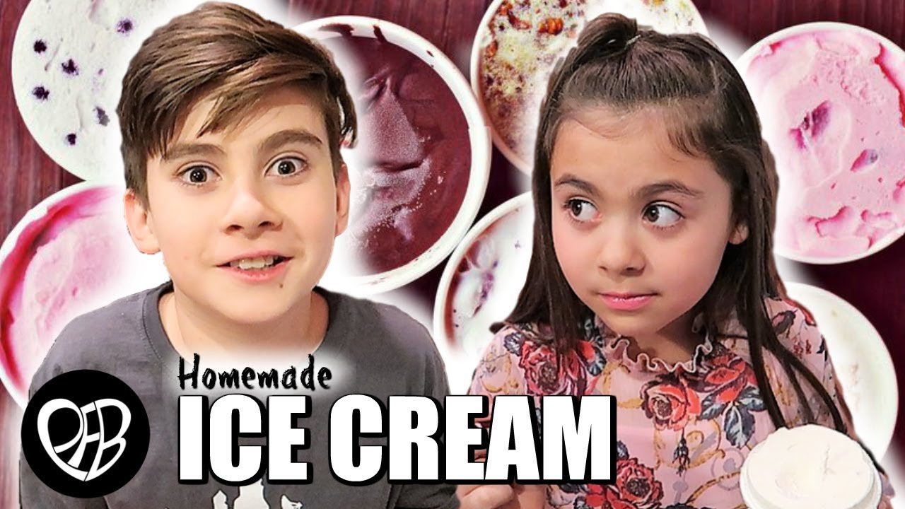 FAMILY MAKING HOMEMADE VANILLA ICE CREAM RECIPE FOR KIDS | NO MACHINE | FAMILY ICE CREAM RECIPE