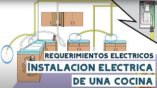 Como hacer la instalacion electrica de una cocina (Kitchen Installation). Video #65