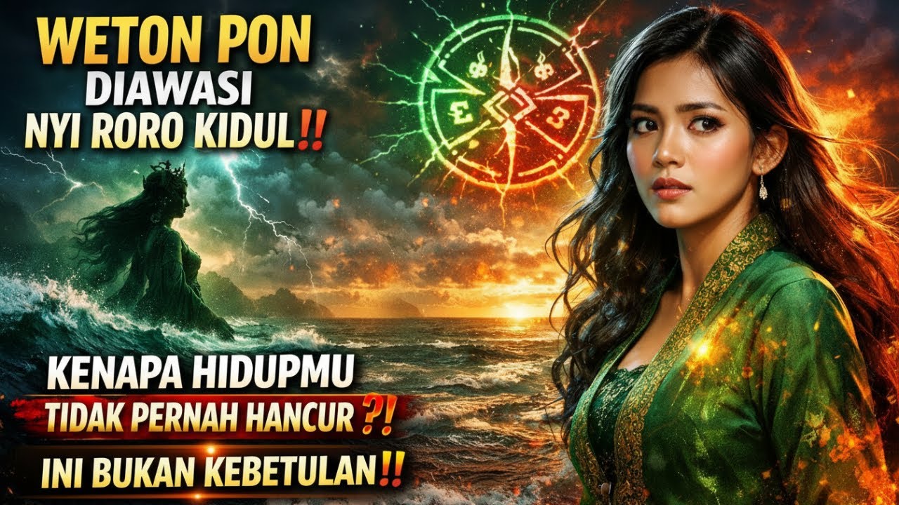 WETON PON DIAWASI NYI RORO KIDUL!! HIDUPNYA SELALU SELAMAT DARI KEHANCURAN!! BUKAN KEBETULAN