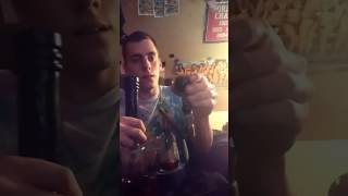 Huge bong hit