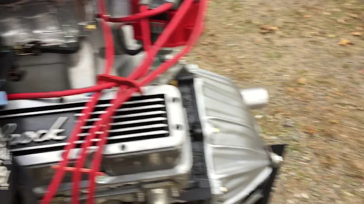 383 Stroker Open Headers on Run Stand