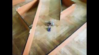 Arduino robot driving through maze using mouse sensor for position calculation