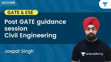 Post GATE guidance session | Civil Engineering | Gate & ESE | Jaspal Singh