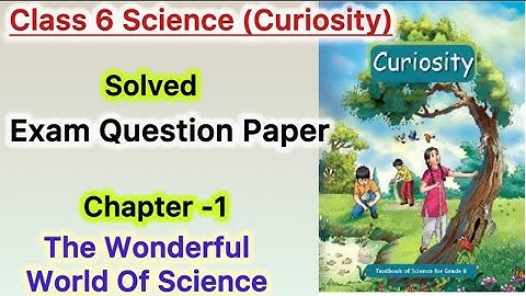 Class 6 Science Exam Question Paper | PA 1 | Chapter 1 |The Wonderful World of Science | Curiosity