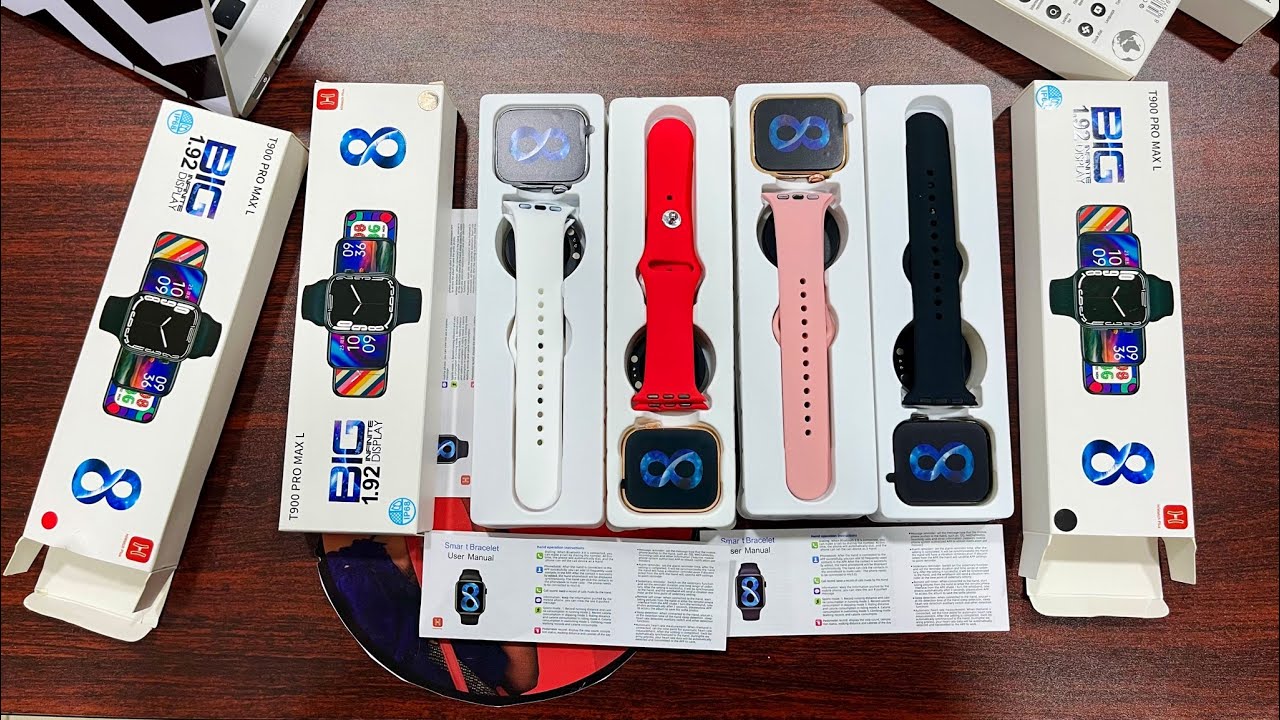 T900 Pro Max Smart Watch It's the best Apple Watch Series Clone YouTube