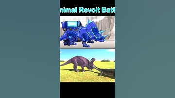 Dino Robot Corps + Animal Revolt Battle Simulator #2 #shorts  #dinosaurgames