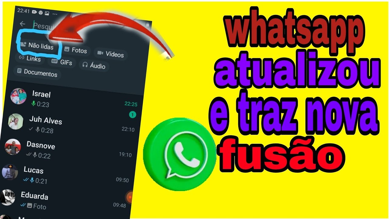 whatsapp atualizou e traz nova função vem com migo para o passo a passo ...