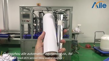 AILE Automatic BOV Bag On Valve BOV Aerosol Filling Machine (Introduction)