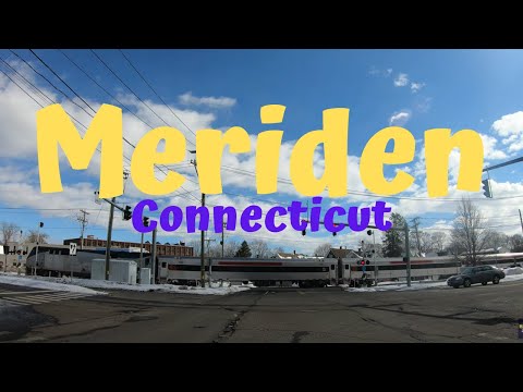 Meriden Connecticut  Drive thru  4K Travel video