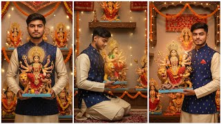 ✨"Viral Navratri Special 3D Maa Durga Photo Editing | Gemini App Viral Editing Trick 2025"🚀 screenshot 5