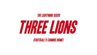 Video thumbnail of "Three Lions (Football's Coming Home) (Lyrics/Karaoke)"