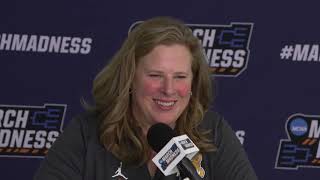 Ncaa First Round Postgame - Coach Close, Kiki Rice, Charisma Osborne (March 23, 2024)