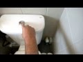 Démonter réparer réservoir chasse d'eau WC  bouton poussoir Roca #Sedépanner