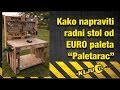 Kako napraviti radni stol od euro paleta - Paletarac