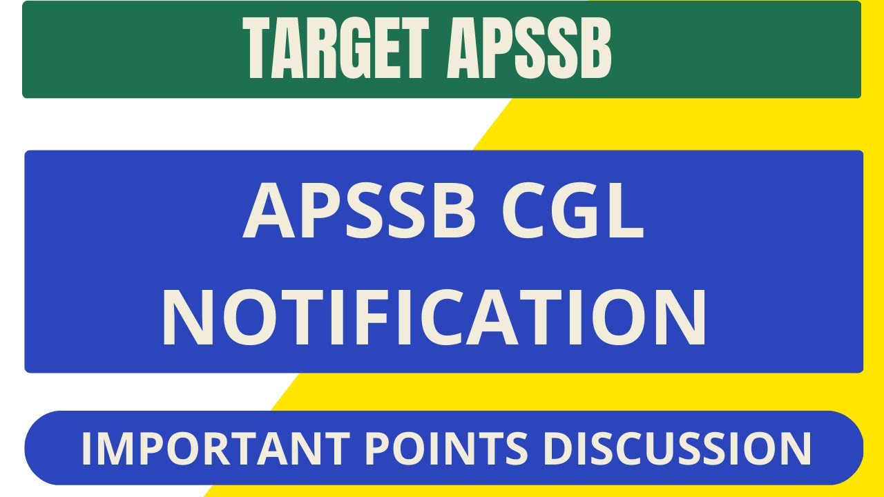 APSSB CGL NOTIFICATION DISCUSSION I by Intakhab Ali Sir