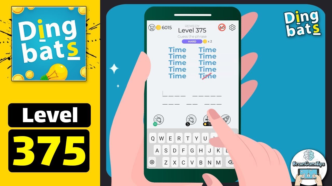 Dingbats - Word Games & Trivia - Level 375 Time Time Answer