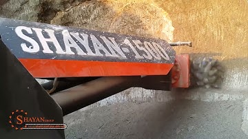 Shayan 1500 Roadheader excavating access tunnel