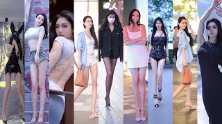 Mejores Street Fashion |   Hottest Chinese Girls Street Fashion Style  |  Beauty Douyin