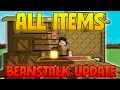 All Plants For Jack's Beanstalk Grow A Garden! (Beanstalk Update Grow A Garden)