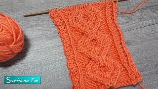 картинка: Аран. Японские узоры спицами # 616 Как читать схему.