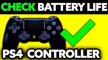 How To Check PS4/PS5 Controller Battery Life on PC (2025)
