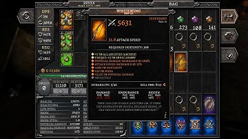 Anima ARPG - Item Breakdown: Whitewing