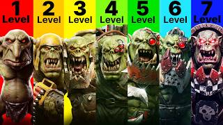 The 7 Levels of Orks Explained in Detail (Warhammer 40K)