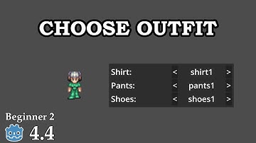 How to create a character customizer - Learn Godot 4 2D - no talking