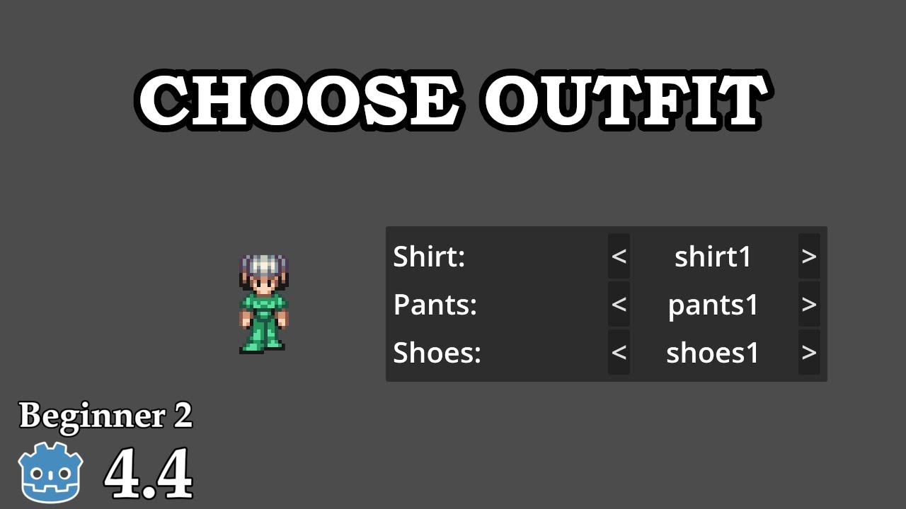 How to create a character customizer - Learn Godot 4 2D - no talking ...