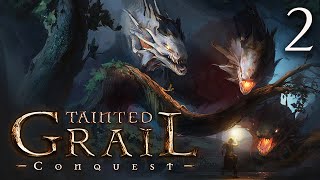 Let's Play Tainted Grail: Conquest - Part 2 - Deck Builder Gameplay