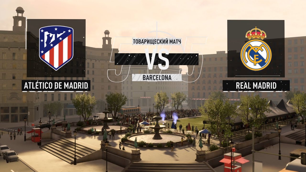 Атлетико Мадрид Реал Мадрид. Чемпионат Испании (6 тур). Минифутбол(версия Fifa 2022). YouTube Атлетико Мадрид Реал Мадрид. Чемпионат Испании (6 тур). Минифутбол(версия Fifa 2022). YouTube