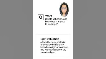 What is Split Valuation & How It Impacts FI Postings? 🔍 #interview