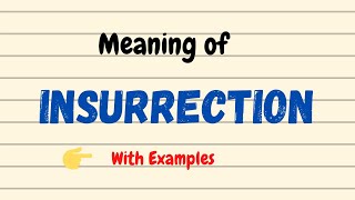 Daily vocabulary | Insurrection Meaning | Vocabgram