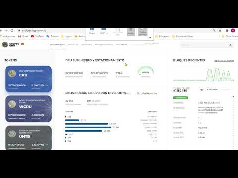 Sincronización puntos #CRU con Token CRU en #Blockchain