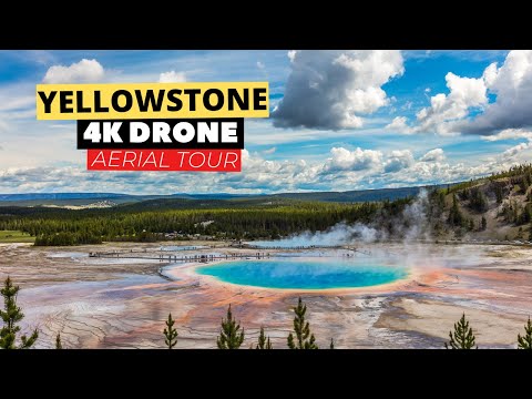 Yellowstone National Park Drone Footage - 4k Aerial Tour