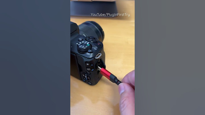 Canon M50 Plug In First Try #shorts #satisfying