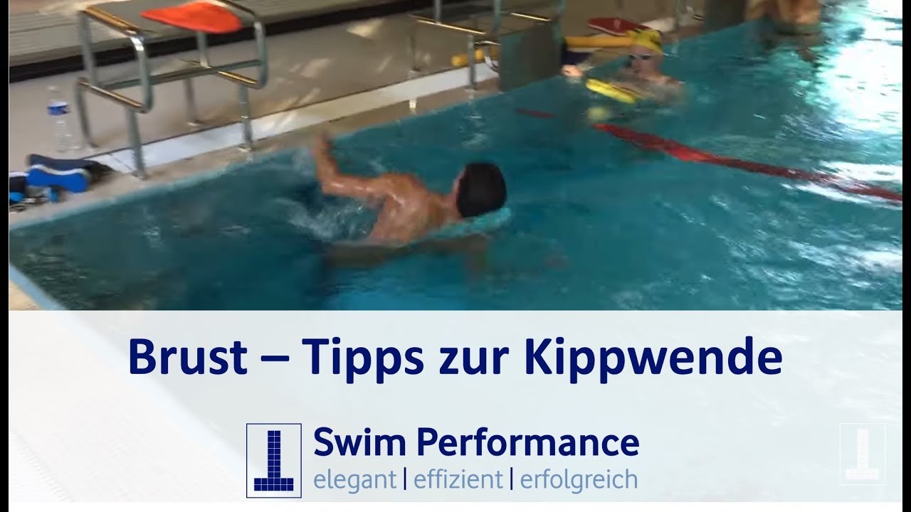 Schnellere Kippwende für Brust und Delphin - Tipps