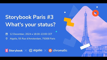 Storybook Paris meetup #3