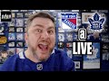 Toronto Maple Leafs vs New York Rangers LIVE w/ Steve Dangle