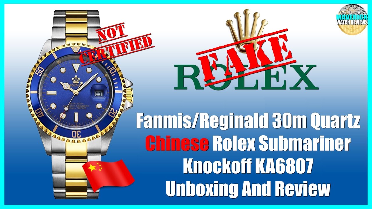 Reginald 30m Chinese Quartz Rolex 