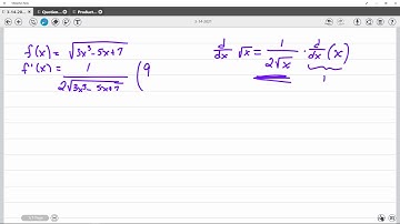 Calc I: Chain Rule with Square Root