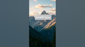 سورة القصص #المصحف #الرحمن #راحة_نفسية #اكسبلور #لايك