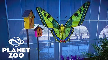 Making a Butterfly House in our Cosy Winter Zoo