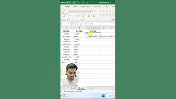 How to add Mr. and Mrs. in excel | Best Way to Add Male and Female Mr. and Mrs. in #excel #shorts