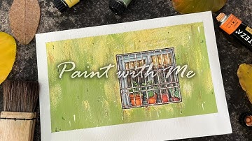 ký họa với màu nước và Gouache / Paint with me #9 / Bạch Tuộc Sông Water color